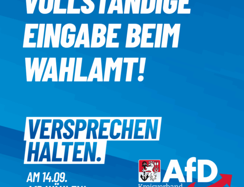 Ratsliste der AfD Düsseldorf zur Kommunalwahl 2025 durch das Kommunalwahlgesetz gedeckt  – Vollständige Einreichung beim Wahlamt Düsseldorf ist erfolgt