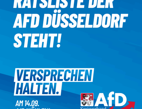 Ratsliste der AfD Düsseldorf steht!
