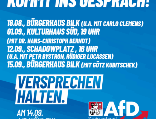 Düsseldorf kommt ins Gespräch – AfD im Bürgerdialog!