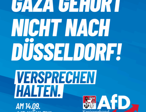 Gaza gehört nicht nach Düsseldorf!